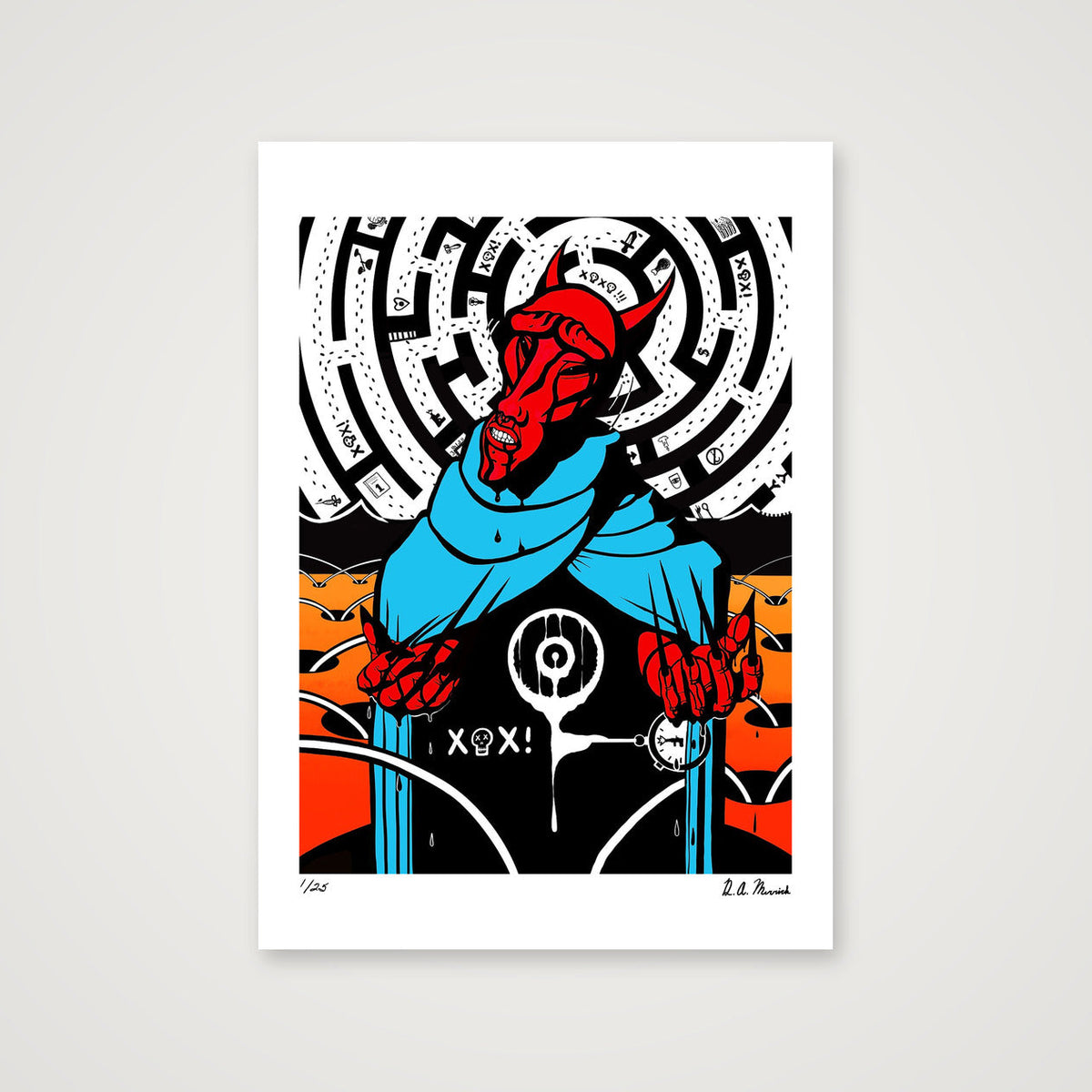 Pyrrhic victory — 42×59cm, 17×23" Print only