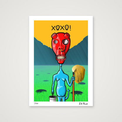 Post-apocalyptic Reprobate — A4 (21×30cm, 8×12") Print only