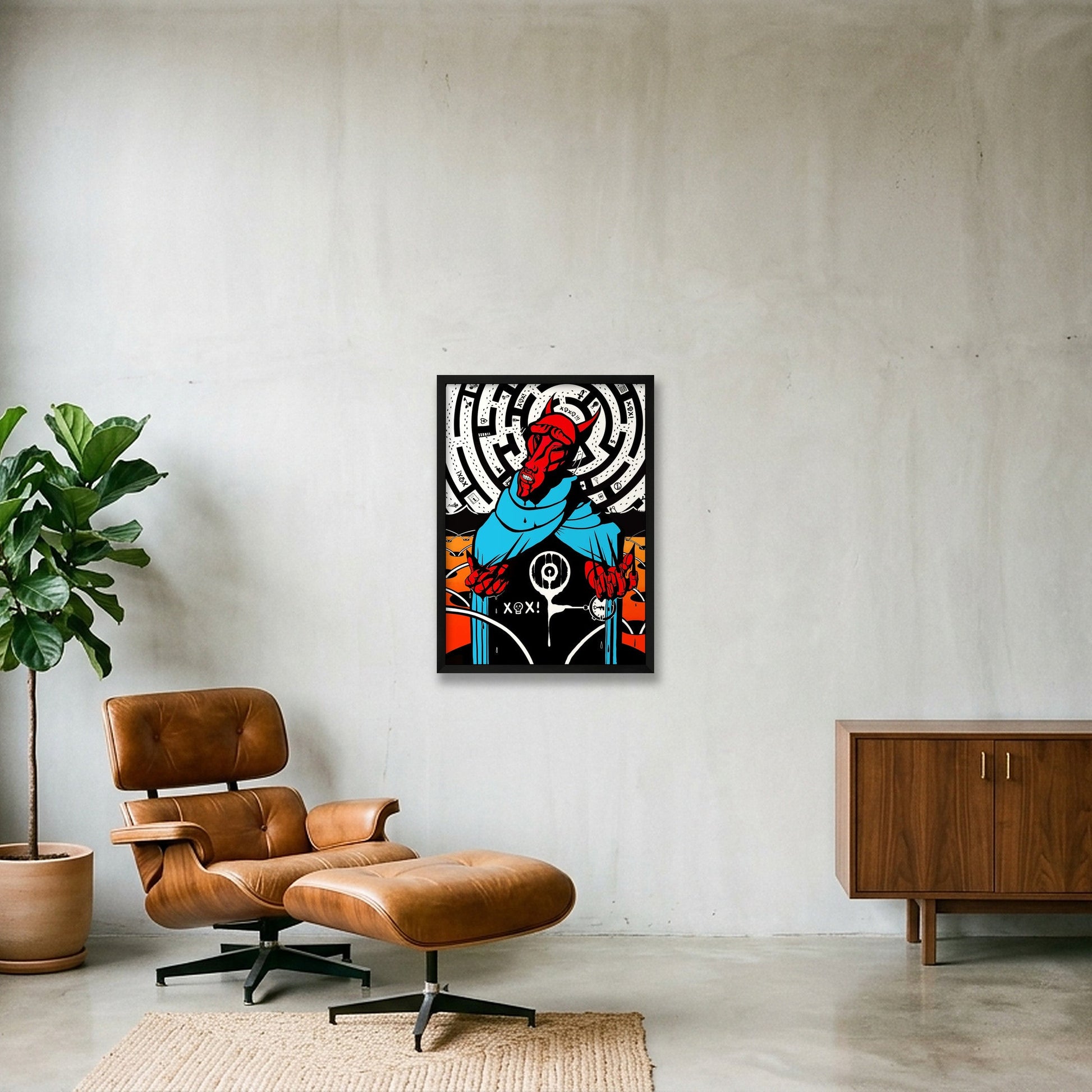 Pyrrhic victory — 42×59cm, 17×23" Black Frame