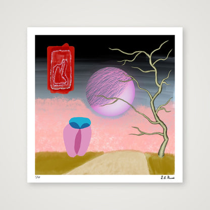 Lovers — 70×70cm, 28×28" Print only