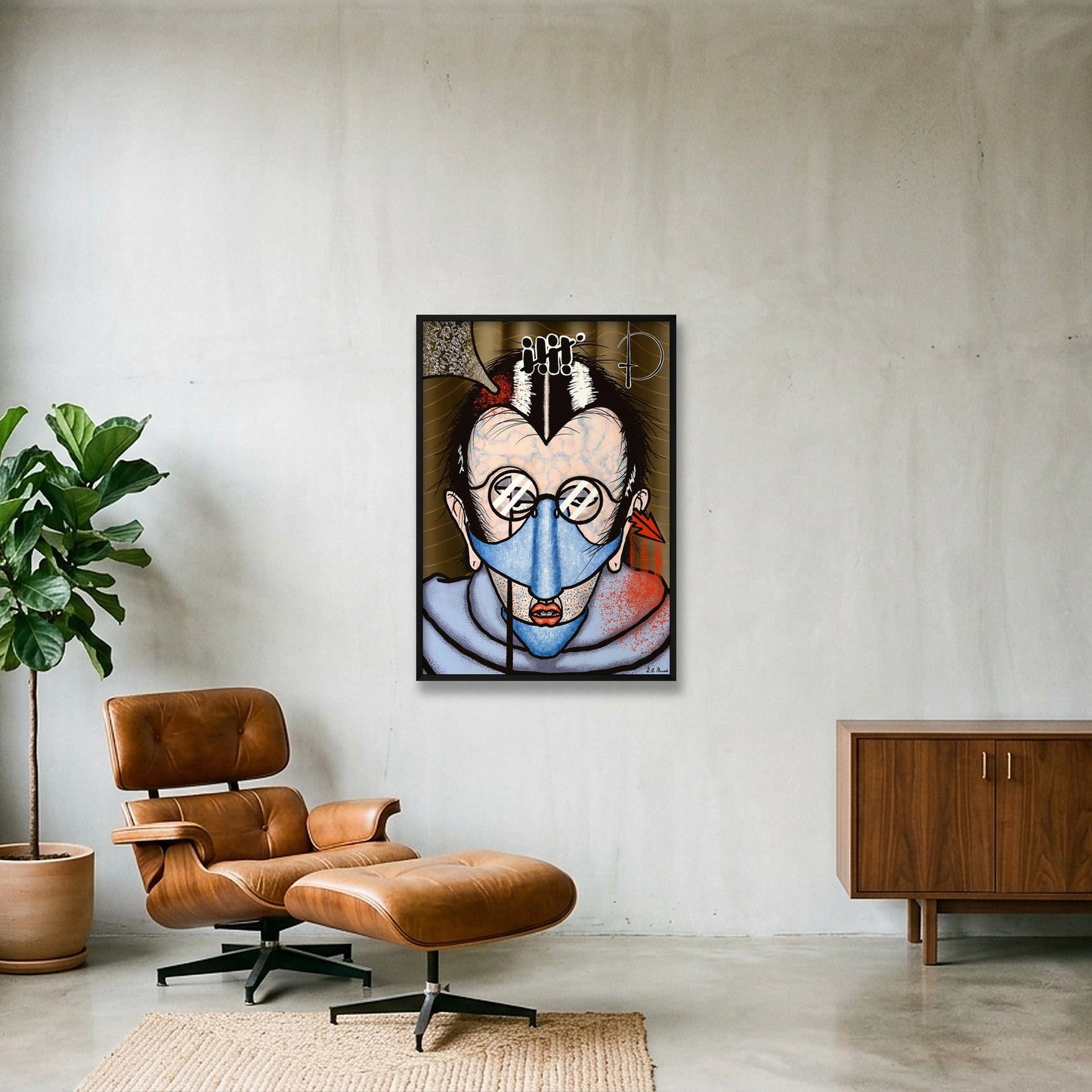 Jaded — 70×100cm, 28×39" Black Frame