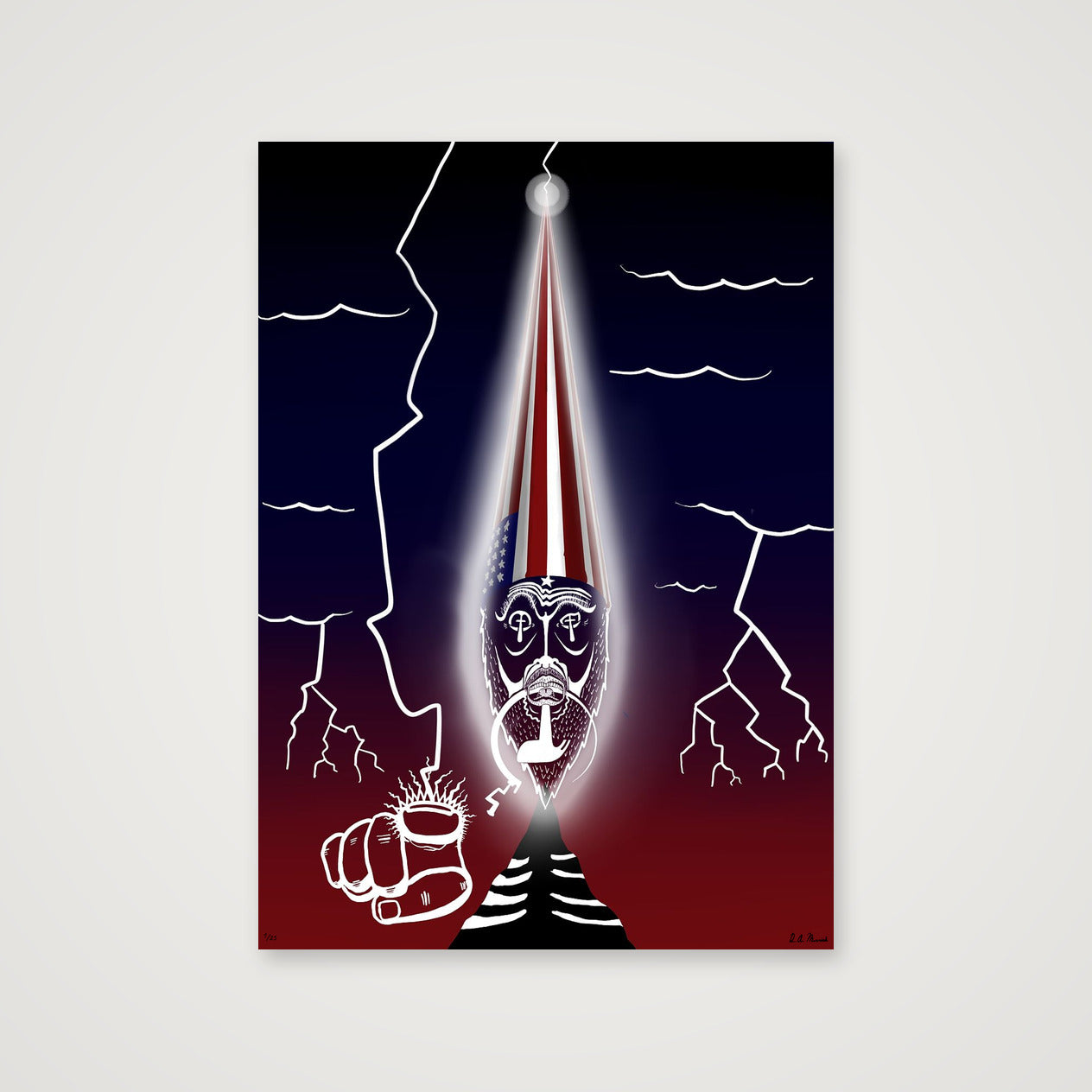 I'm in love with your body — 42×59cm, 17×23" Print only