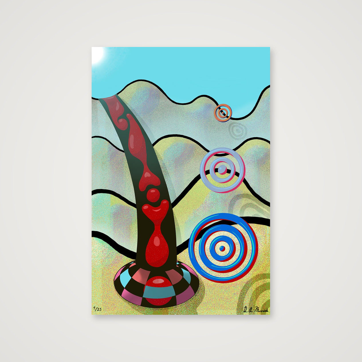 Atomic Waveform — 40×60cm, 16×24" Print only