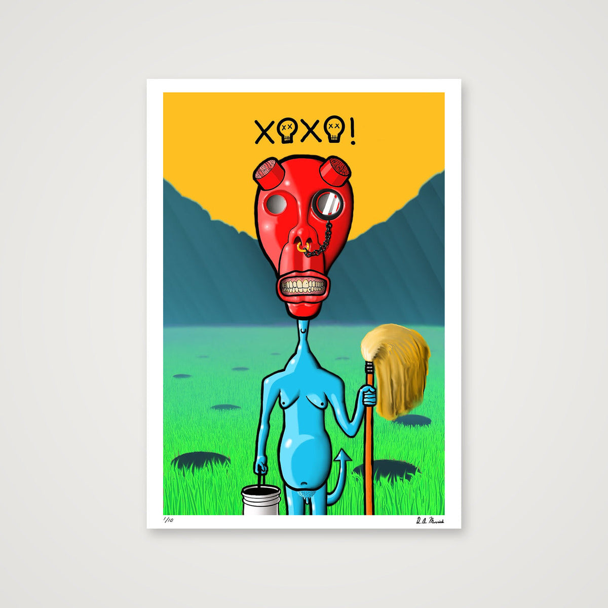 Post-apocalyptic Reprobate — 70×100cm, 28×39" Print only