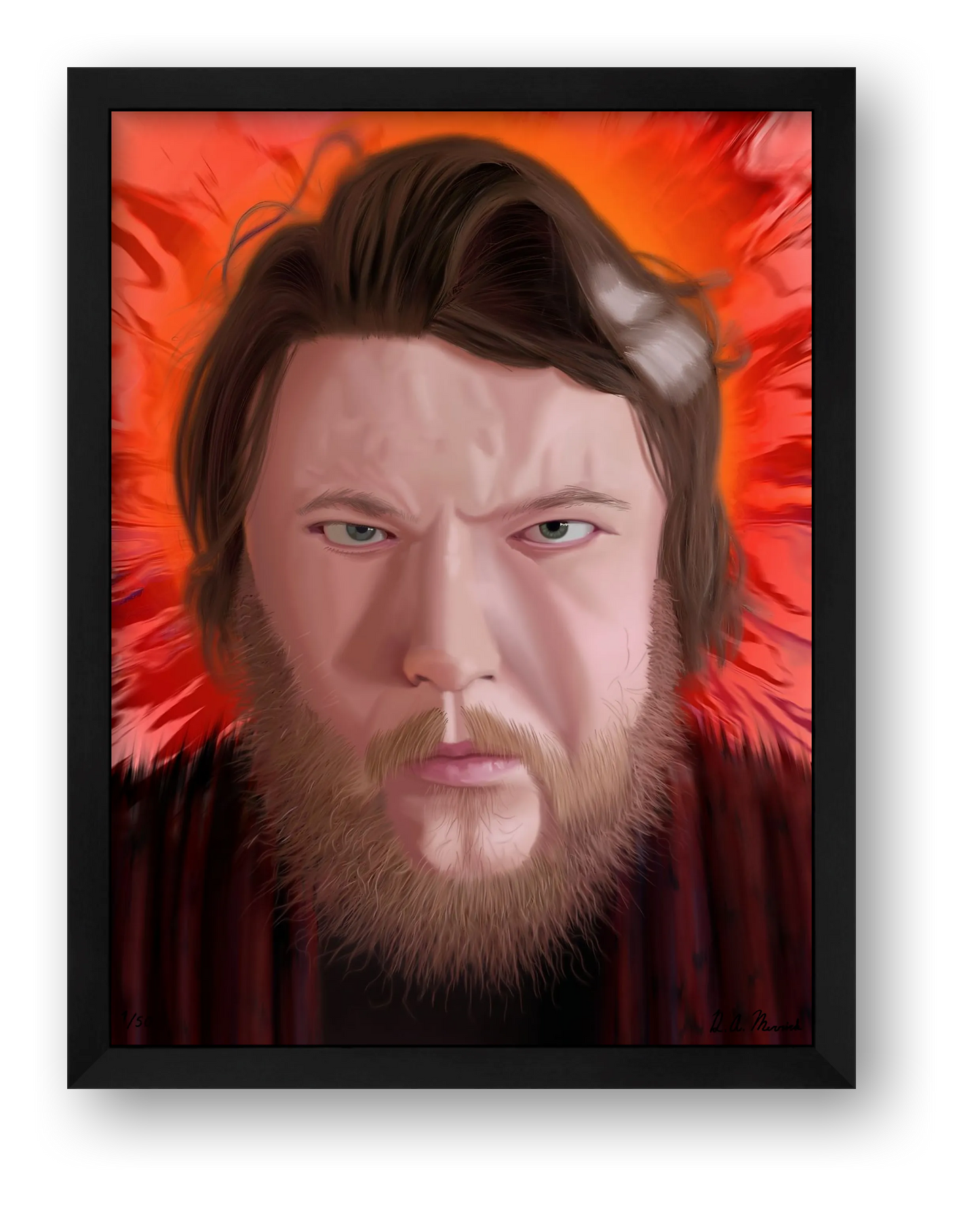 Artist Portrait — framed