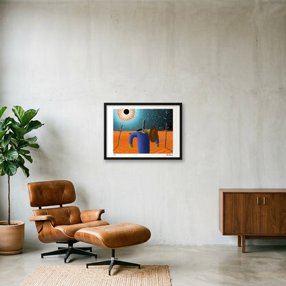 Axiology — 59×42cm, 23×17" Black Frame
