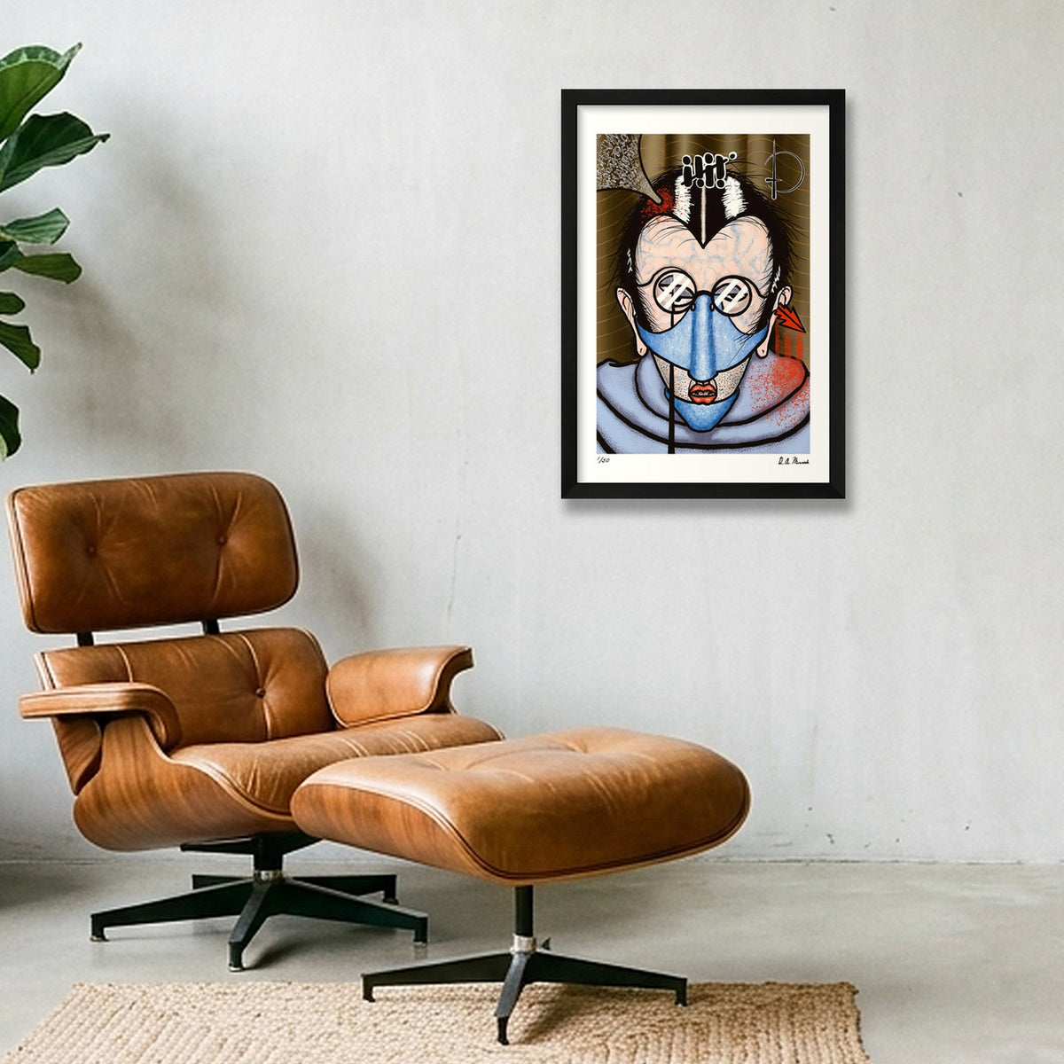 Jaded — 30×45cm, 12×18" Black Frame