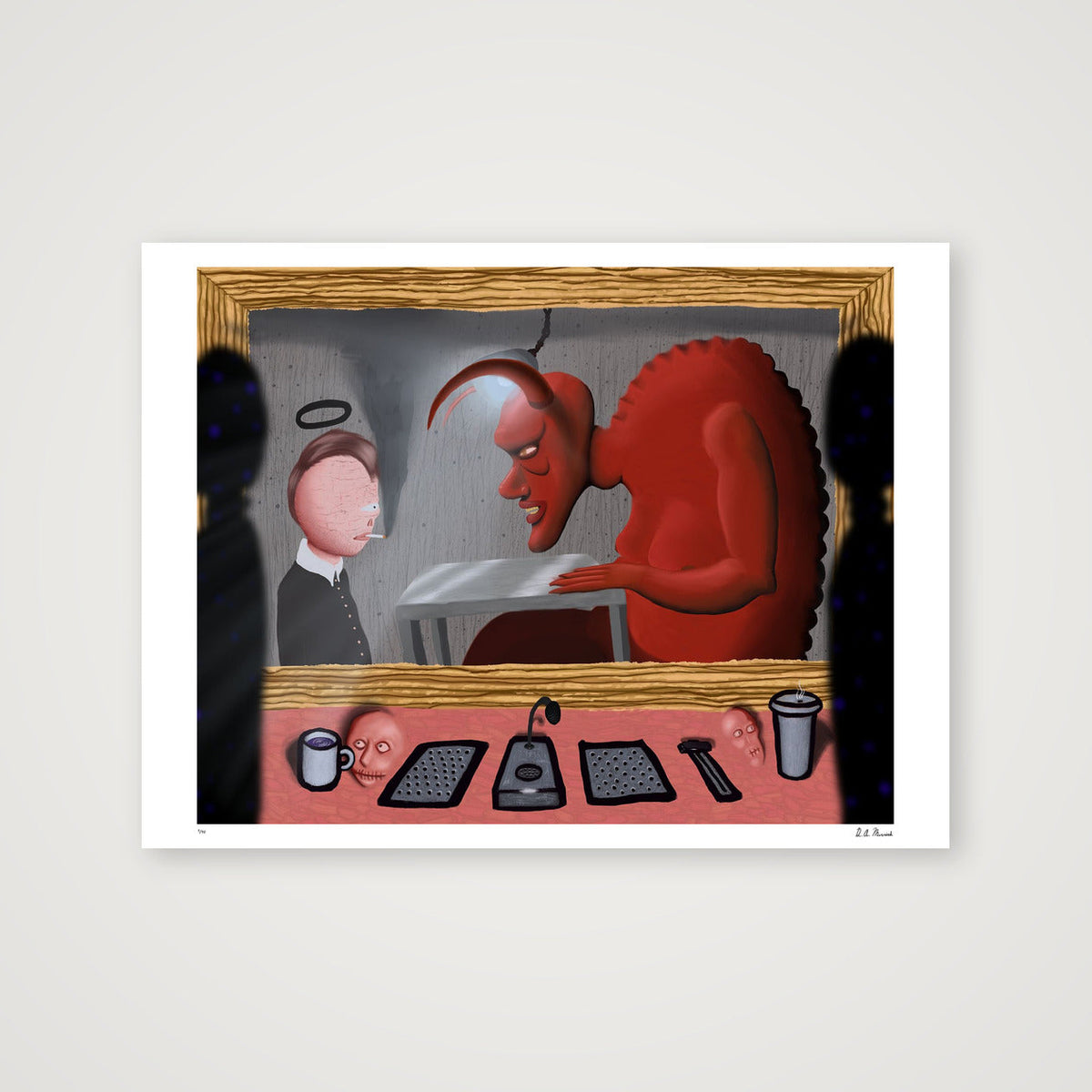 The Lynching — 80×60cm, 31×24" Print only