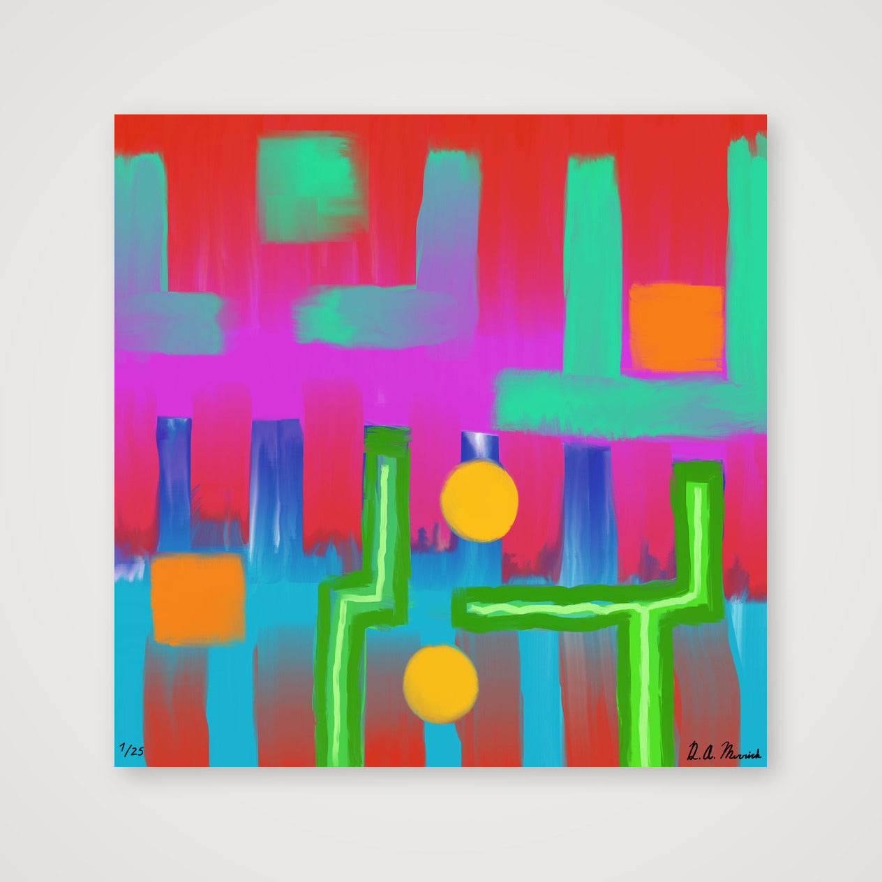 Cacti — 50×50cm, 20×20" Print only