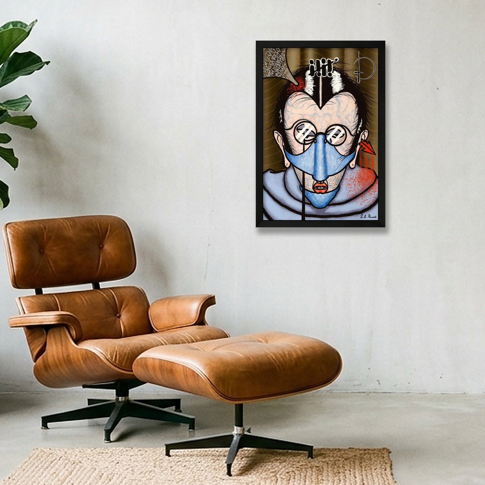 Jaded — 30×45cm, 12×18" Black Frame