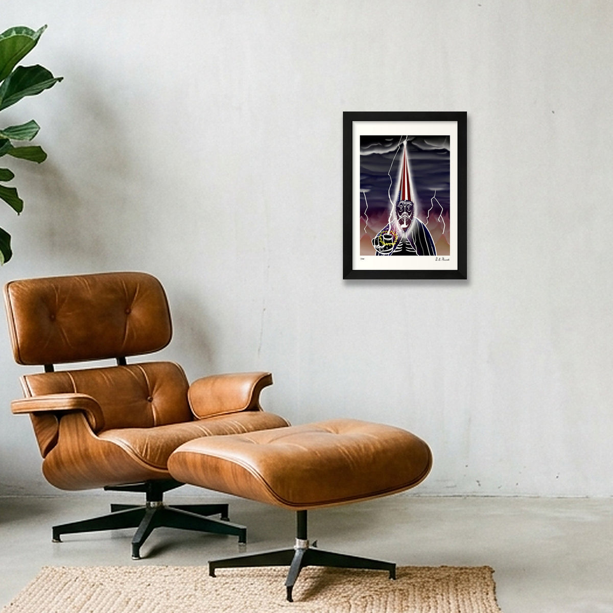 Magata — A4 (21×30cm, 8×12") Black Frame