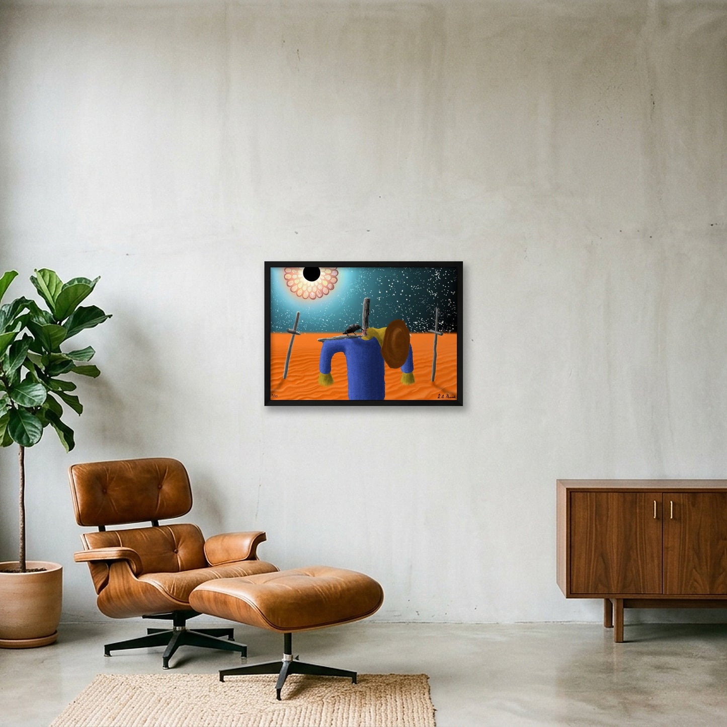 Axiology — 59×42cm, 23×17" Black Frame