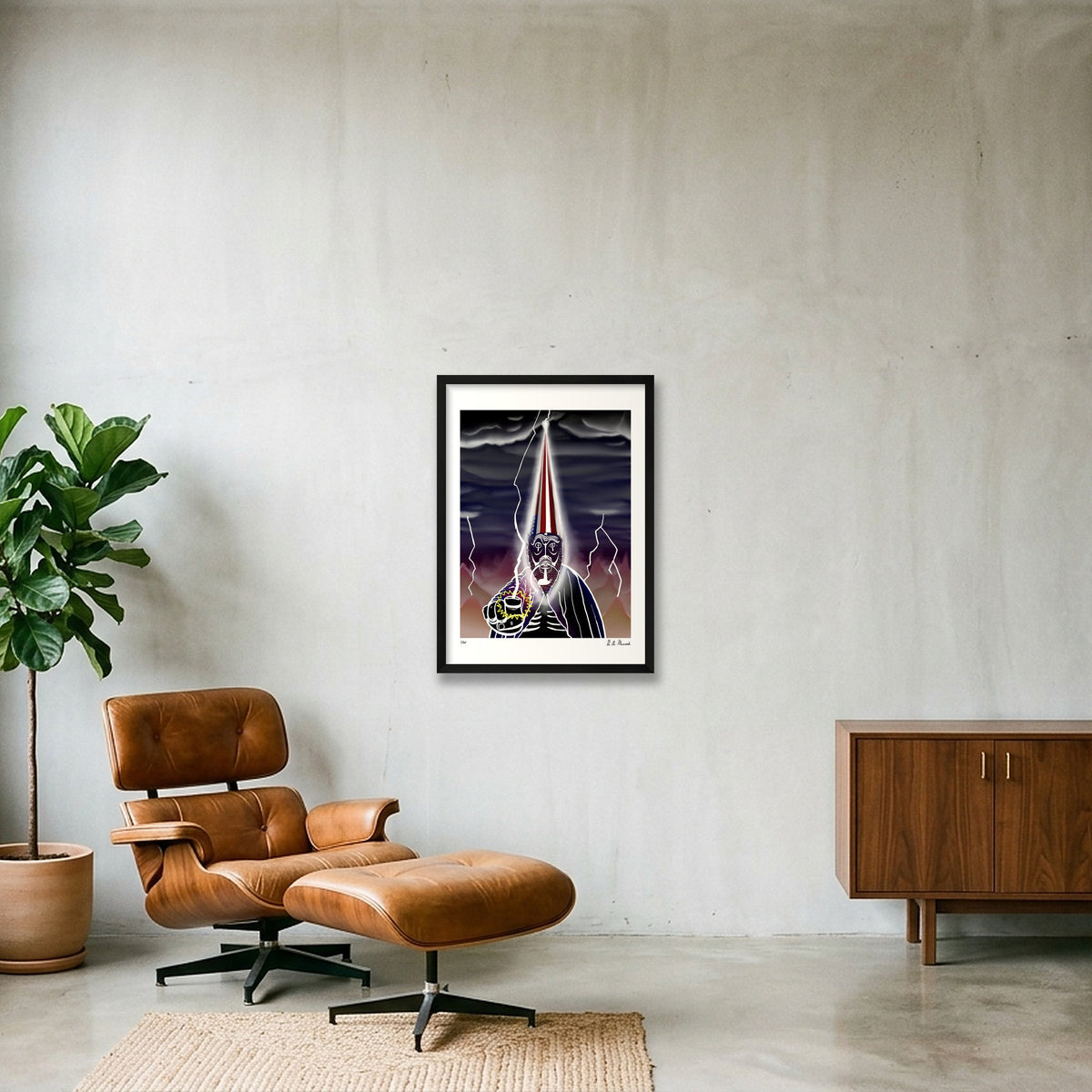 Magata — 42×59cm, 17×23" Black Frame
