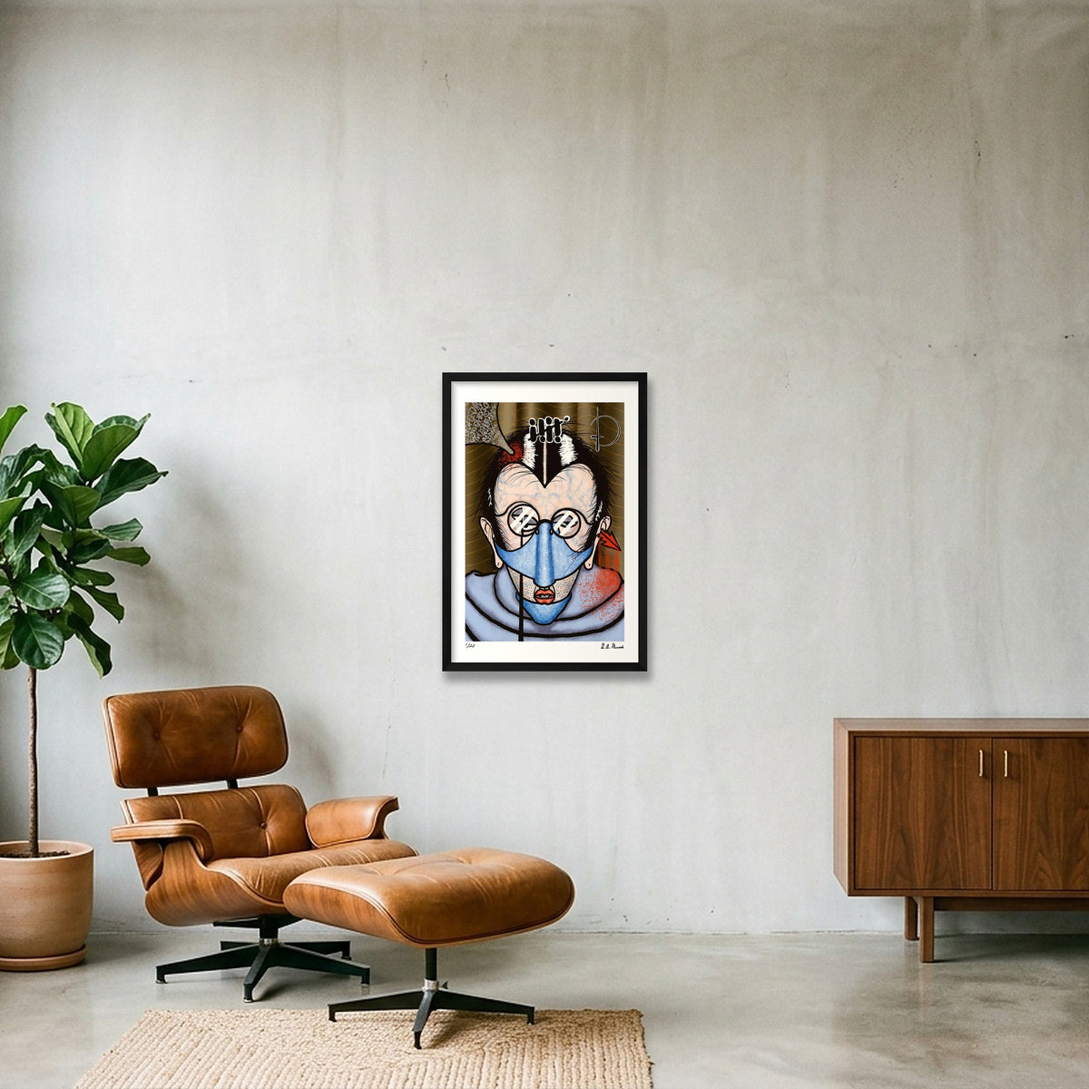 Jaded — 40×60cm, 16×24" Black Frame