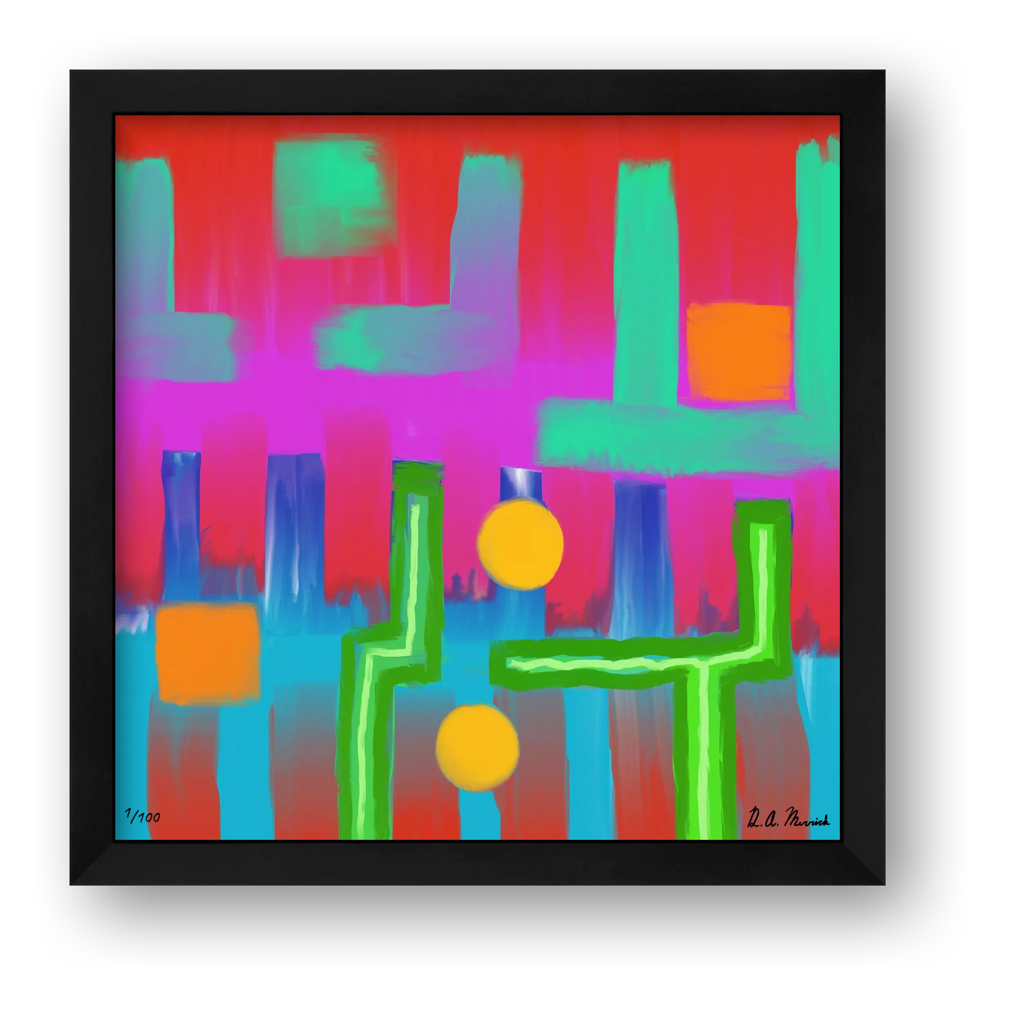 Cacti — framed