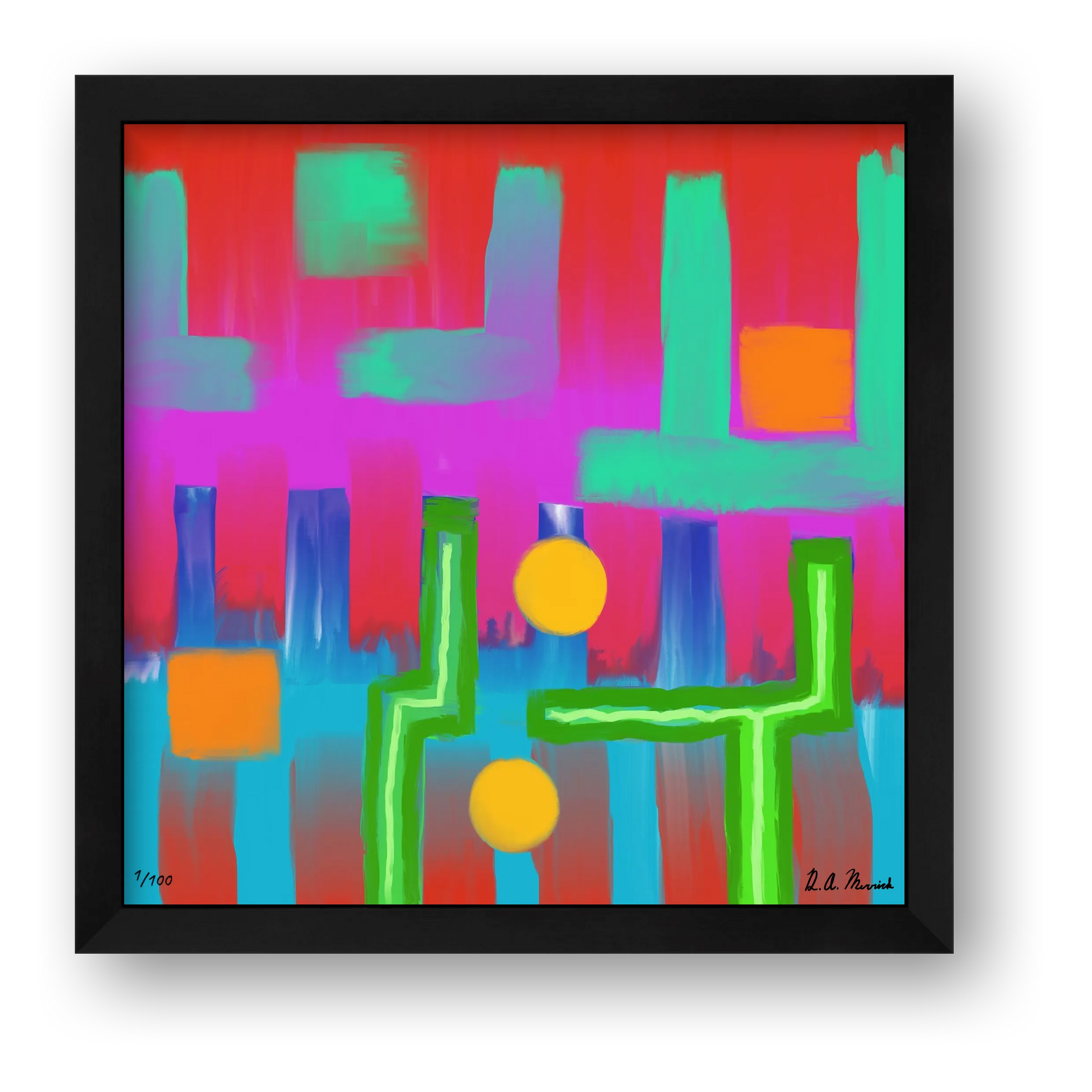 Cacti — framed