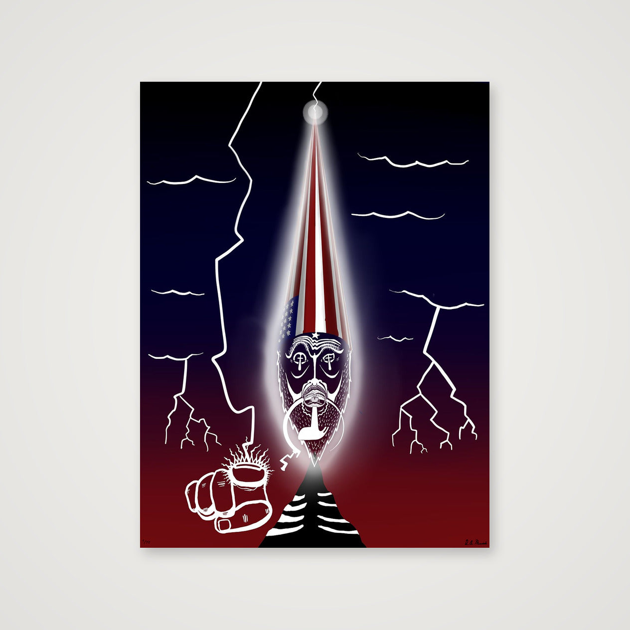I'm in love with your body — 60×80cm, 24×31" Print only