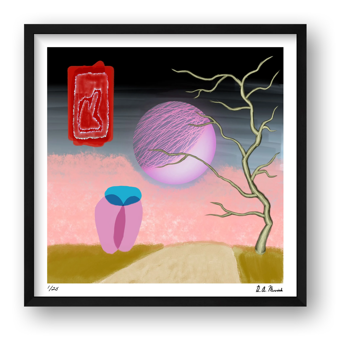 Lovers — framed