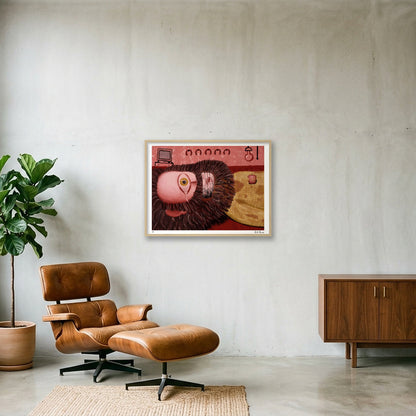 Cyclops — 80×60cm, 31×24" Oak Frame