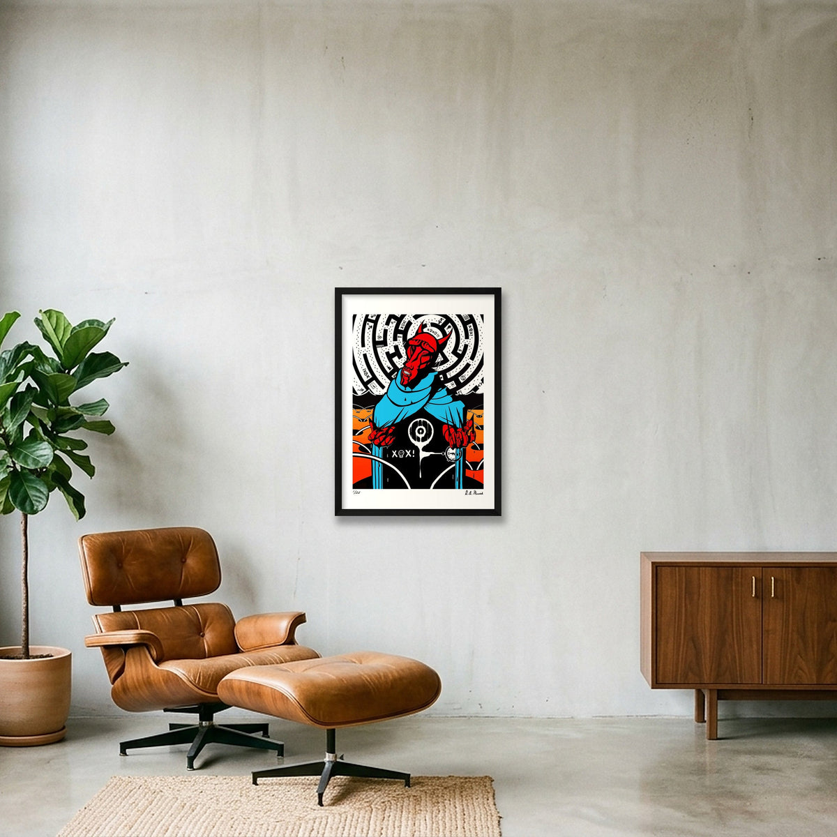 Pyrrhic victory — 42×59cm, 17×23" Black Frame