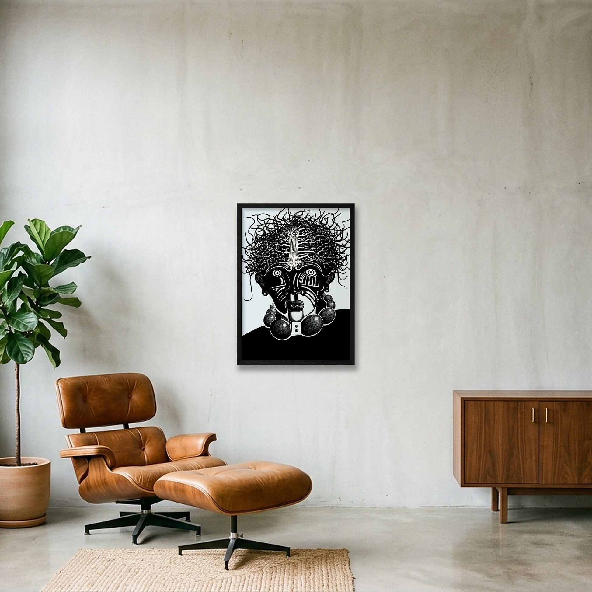 Without and Wanting — 42×59cm, 17×23" Black Frame