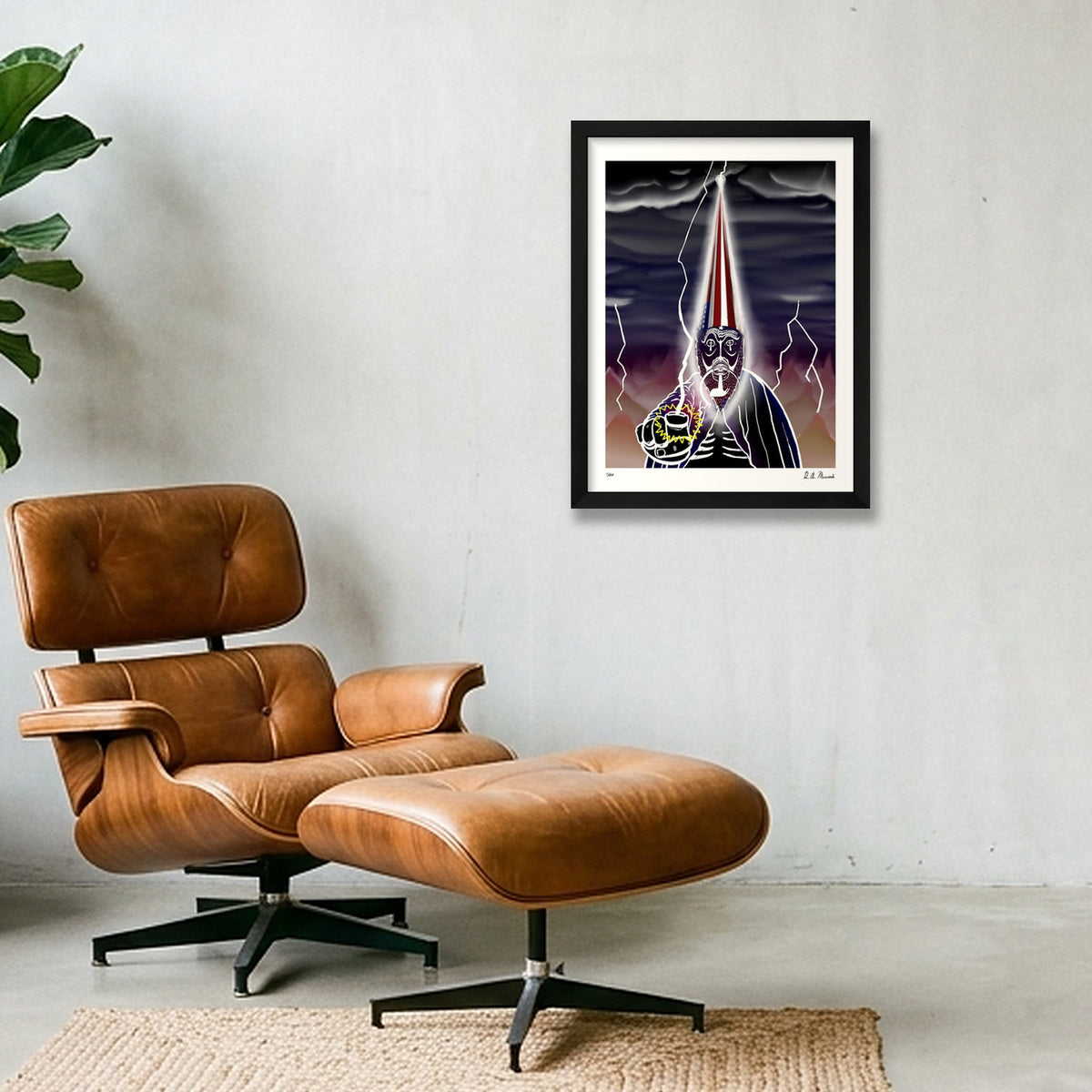 Magata — 30×40cm, 12×16" Black Frame
