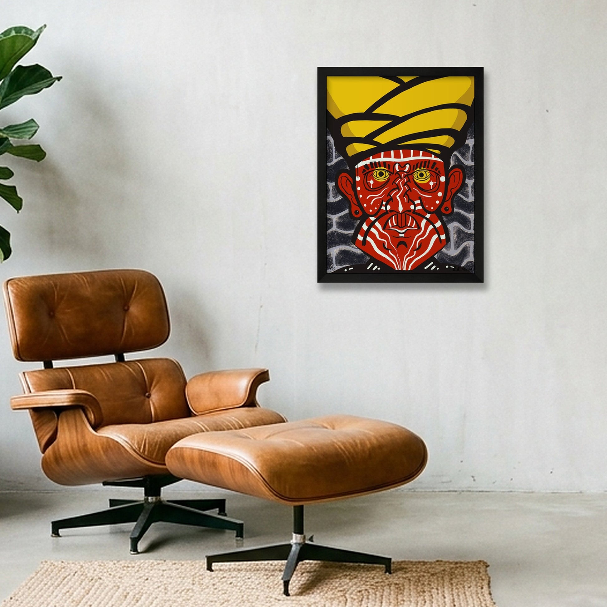 Sacman — 30×40cm, 12×16" Black Frame