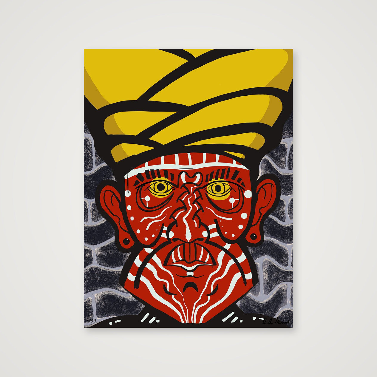 Sacman — 30×40cm, 12×16" Print only