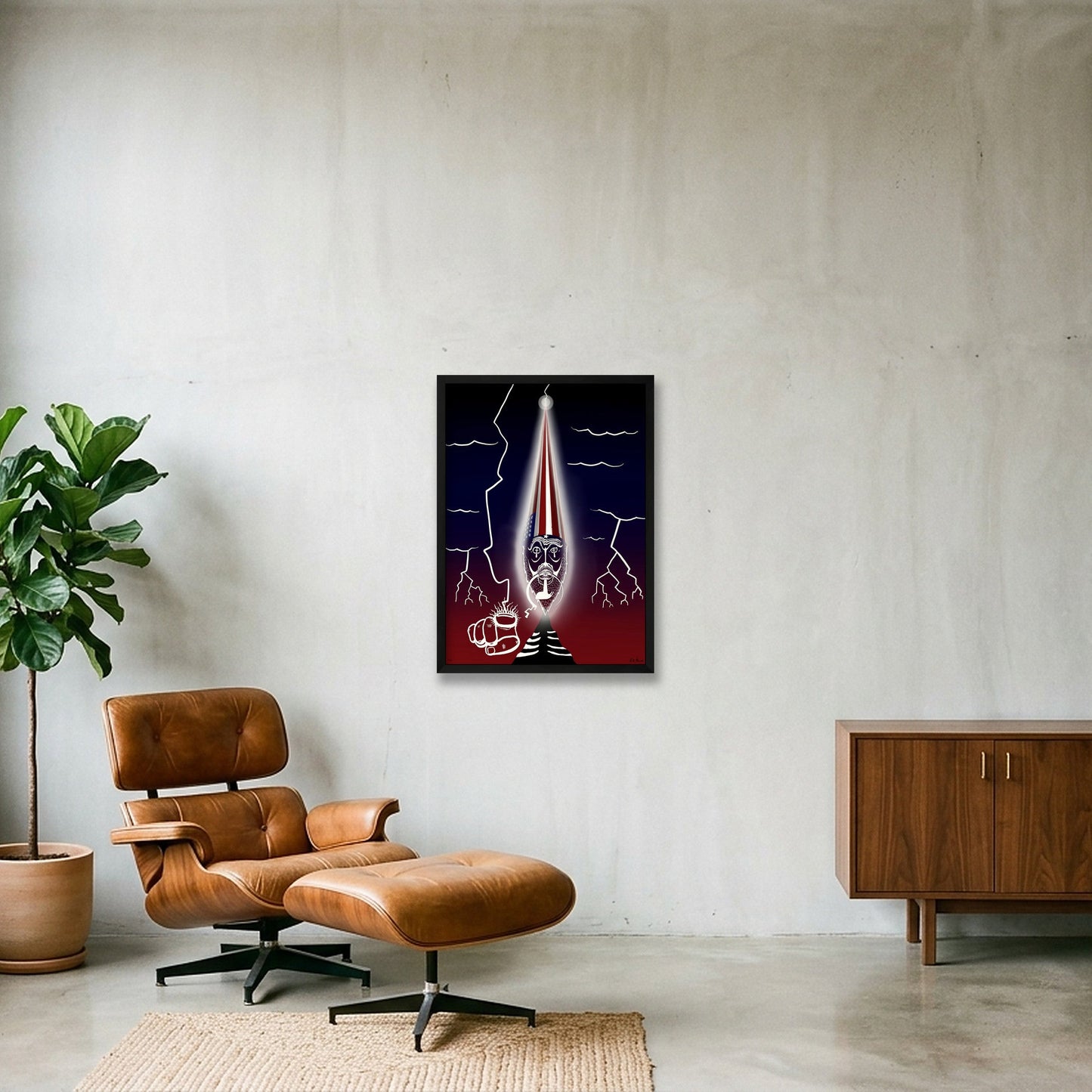 I'm in love with your body — 42×59cm, 17×23" Black Frame