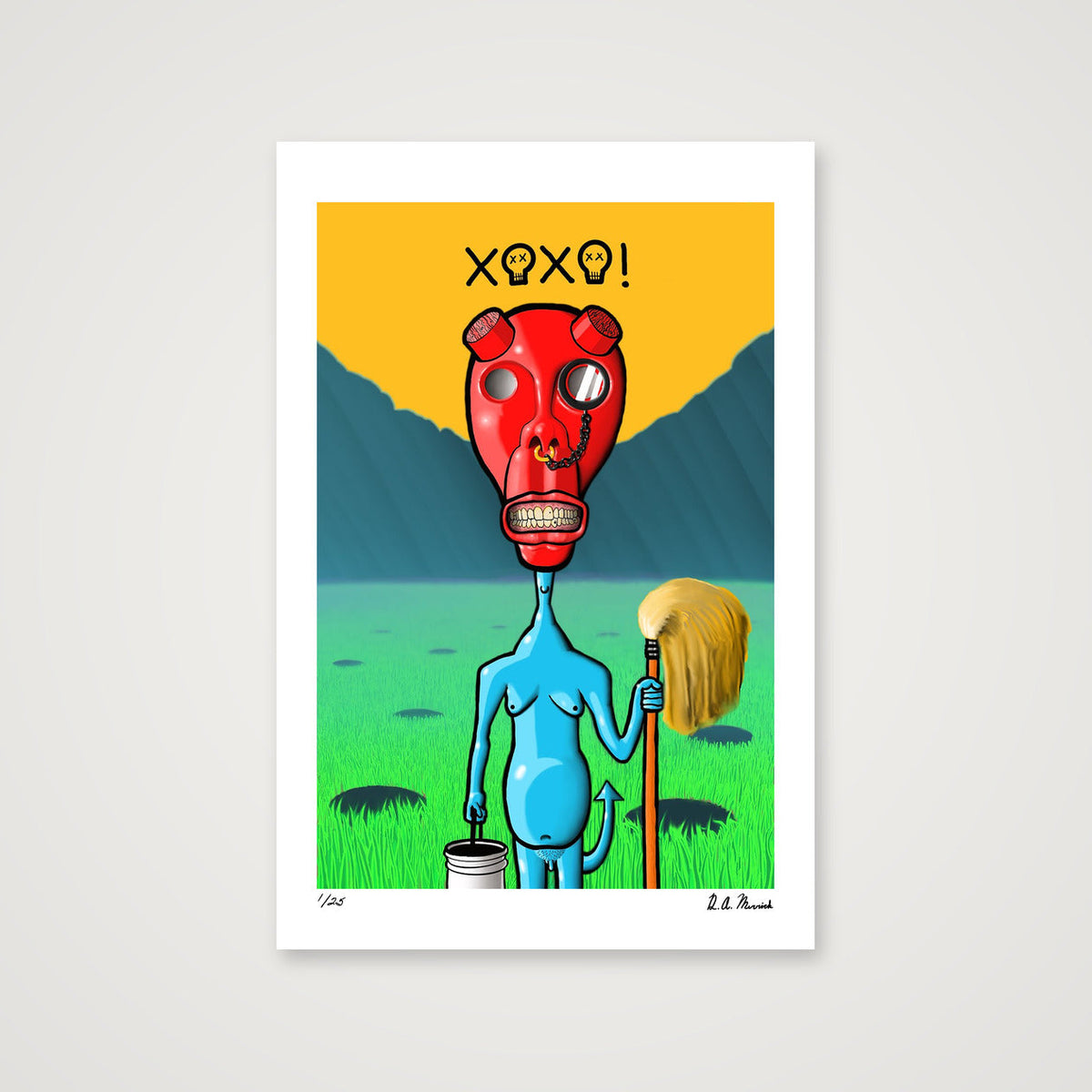 Post-apocalyptic Reprobate — 40×60cm, 16×24" Print only