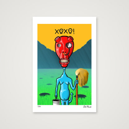 Post-apocalyptic Reprobate — 40×60cm, 16×24" Print only