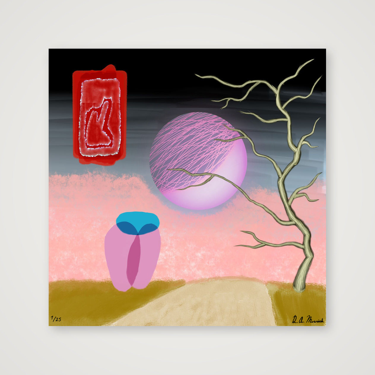 Lovers — 50×50cm, 20×20" Print only