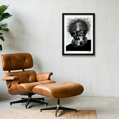Without and Wanting — 30×40cm, 12×16" Black Frame