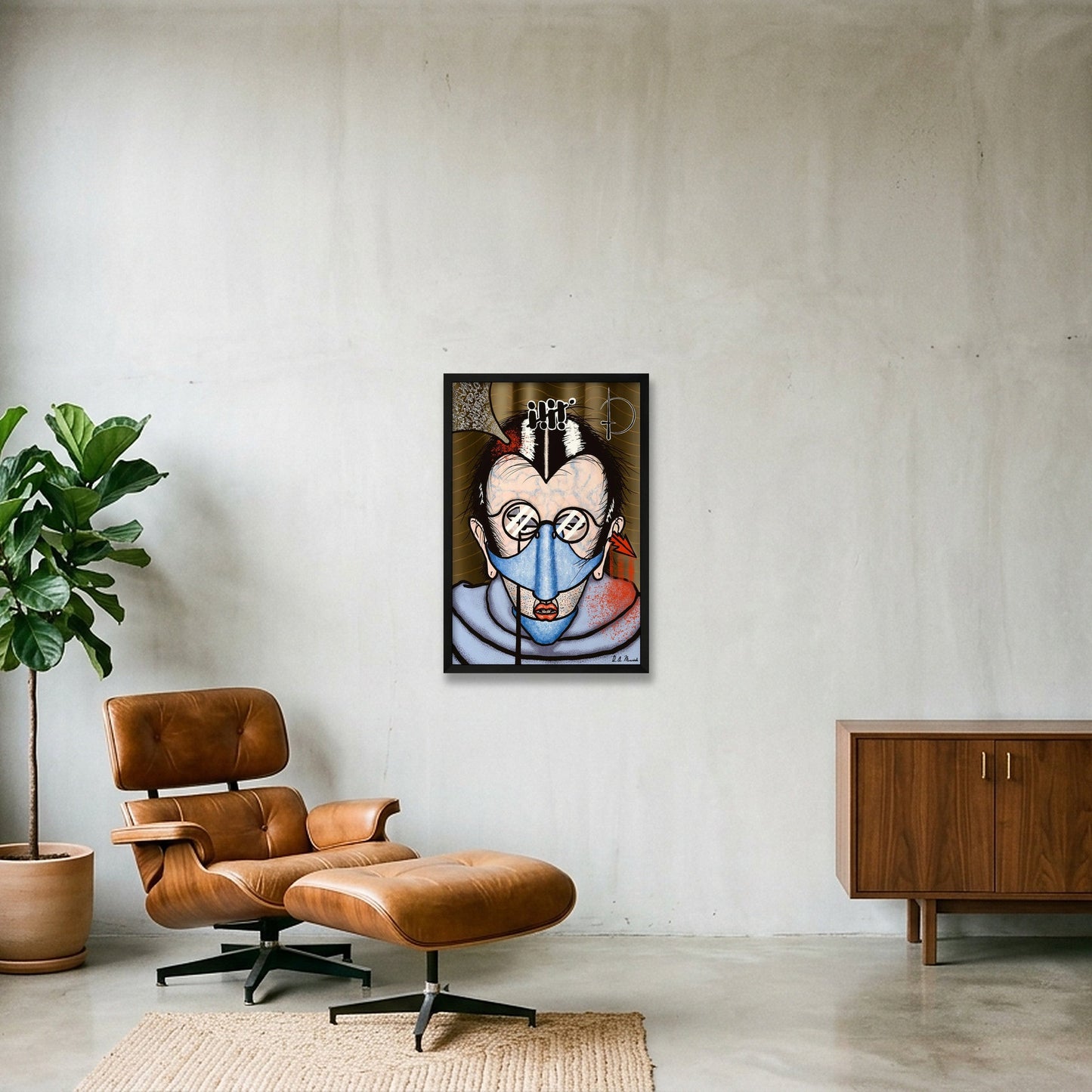 Jaded — 40×60cm, 16×24" Black Frame