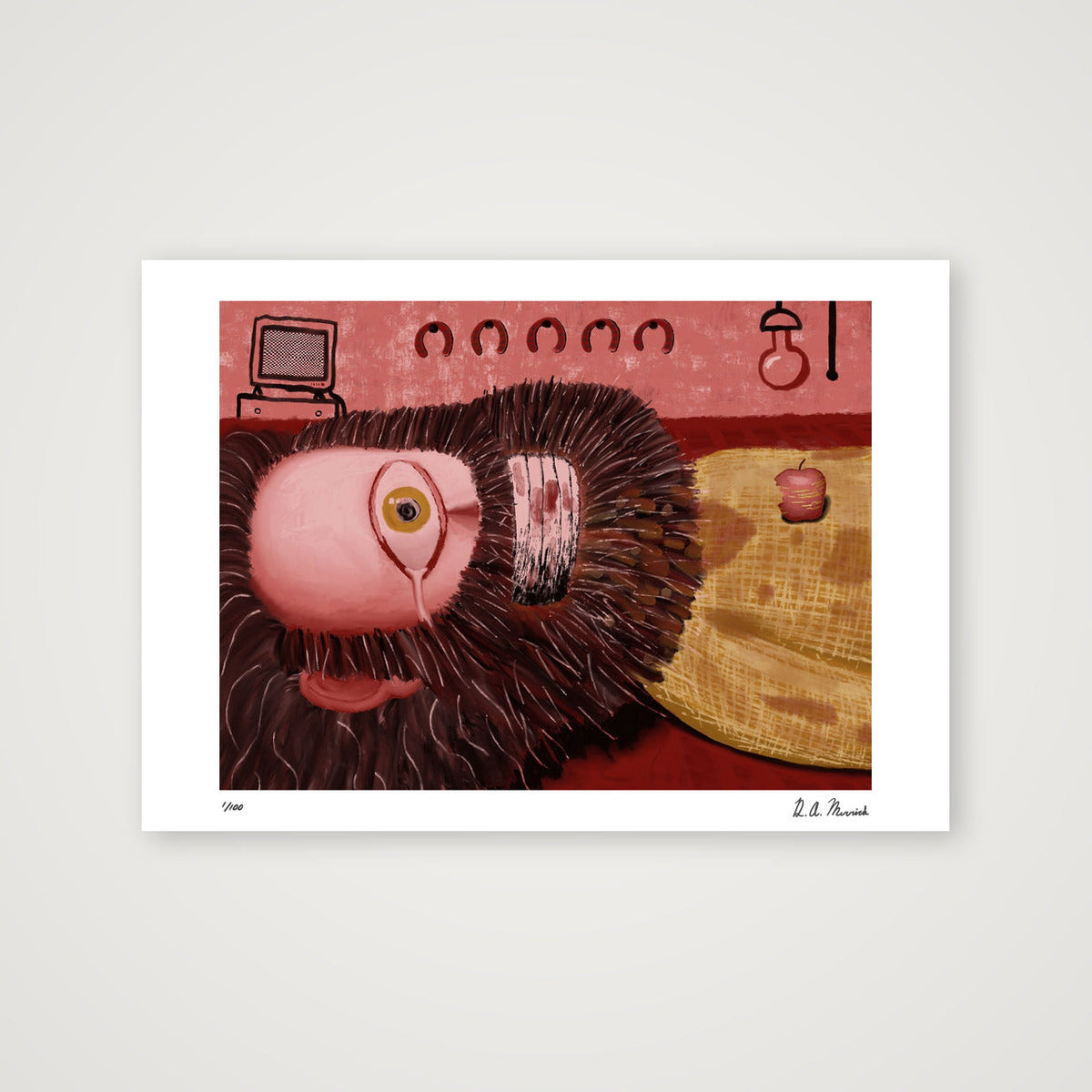Cyclops — A4 (30×21cm, 12×8") Print only