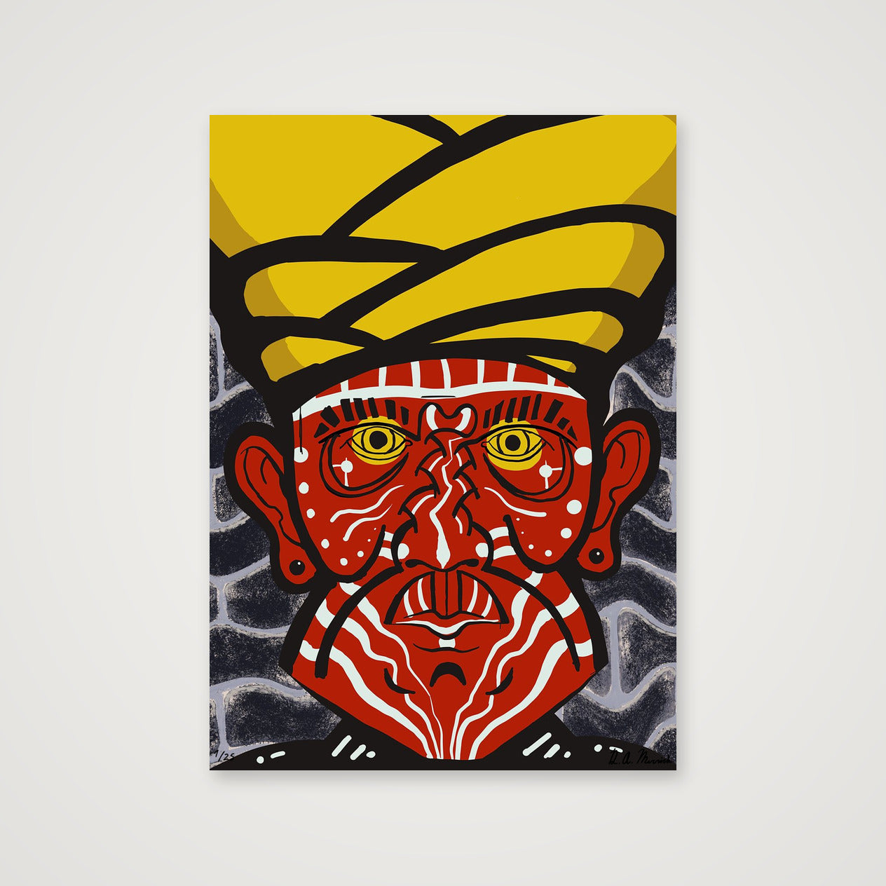 Sacman — 42×59cm, 17×23" Print only